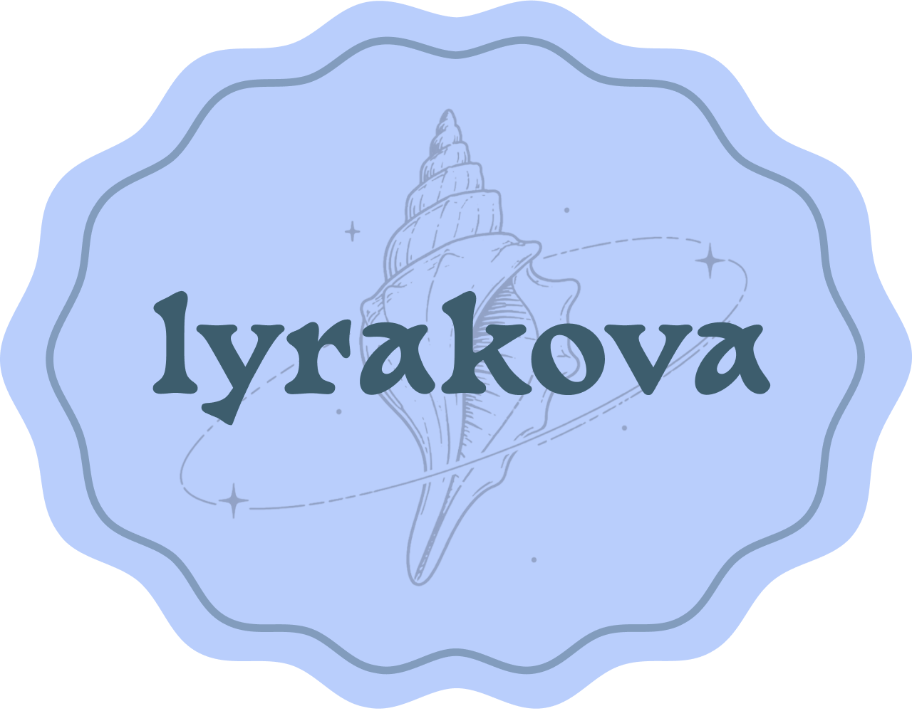 lyrakova shell sticker